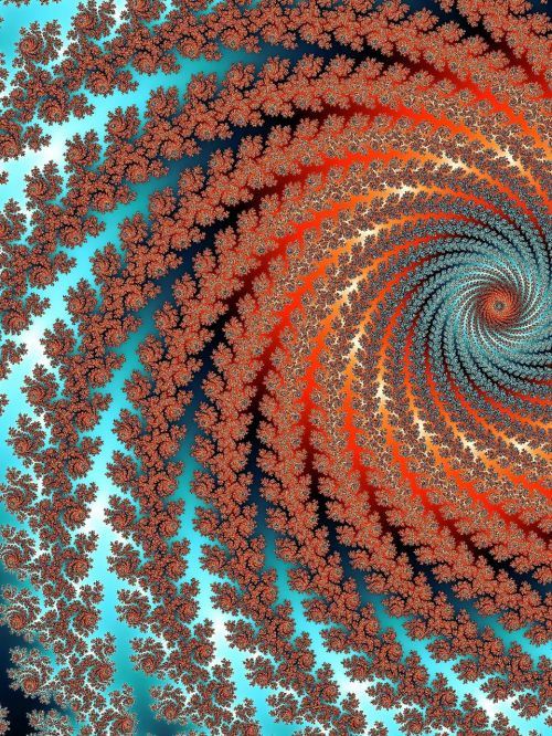 fractal spiral abstract