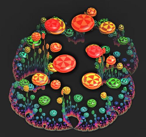 fractal fractal garden fantasy design