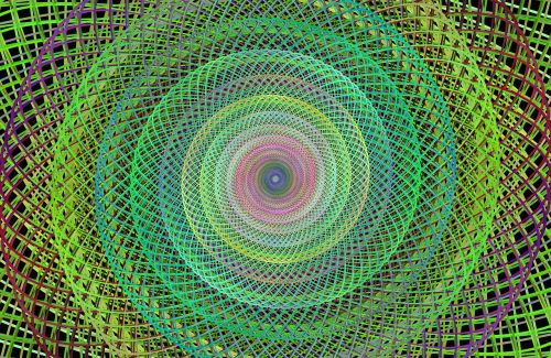 fractal spiral curved
