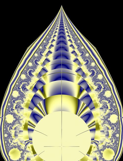 fractal digital tower art