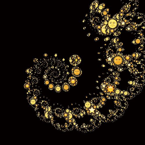 fractal emoji spiral