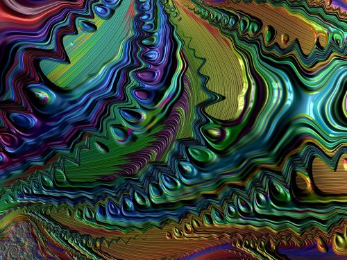 fractal art background image colorful