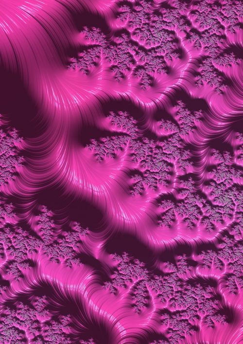 fractal artwork pink purple