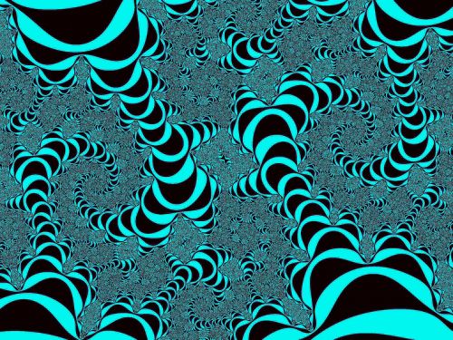 Fractal Background With Illusion