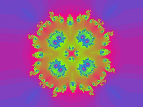 Fractal Flower Kaleidoscope