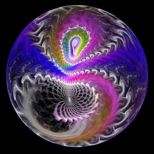 Fractal Sphere Background