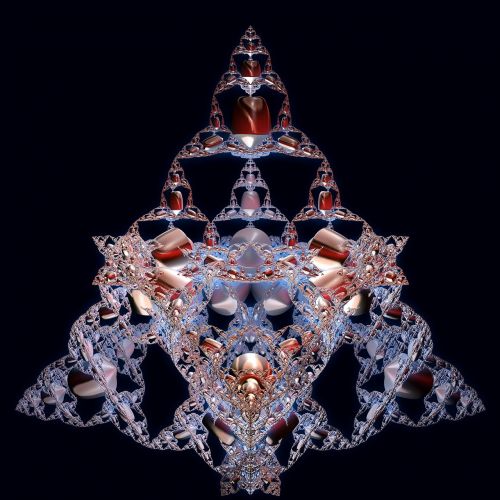 fractal tower detailed art digital