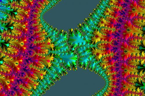 fractals colorful digital art