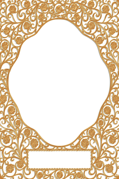frame ornate oval