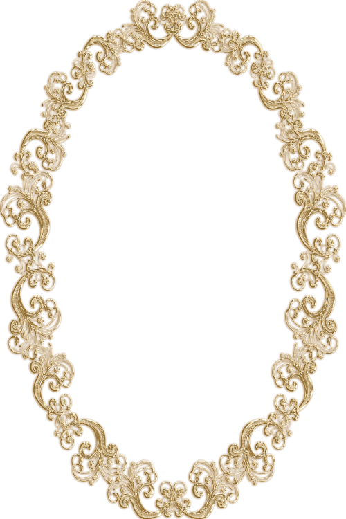 frame ornate oval