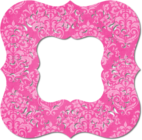 frame pink decorative