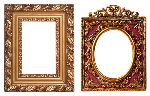 frame carved gold