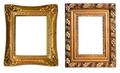 frame carved gold