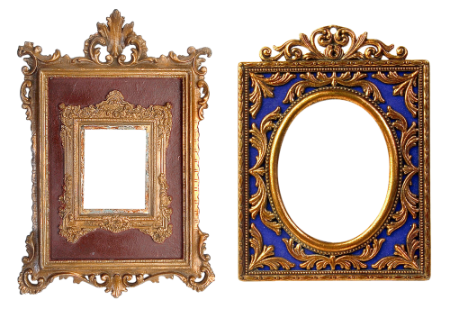 frame carved gold