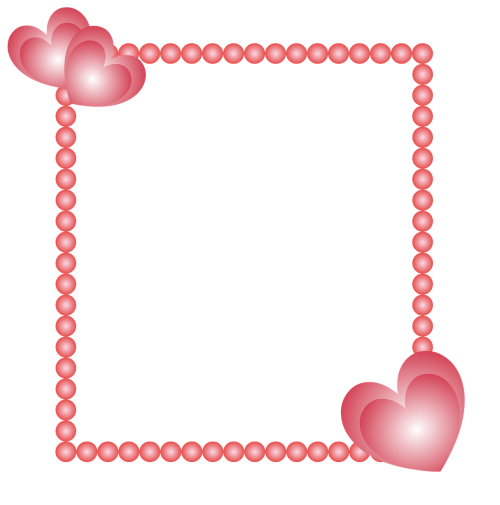 frame heart hearts