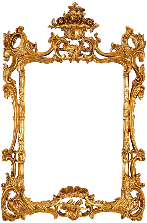 frame gold decorative