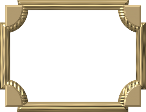 frame gold bevel