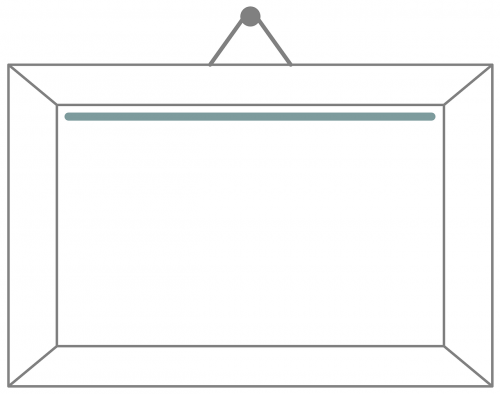 frame white border