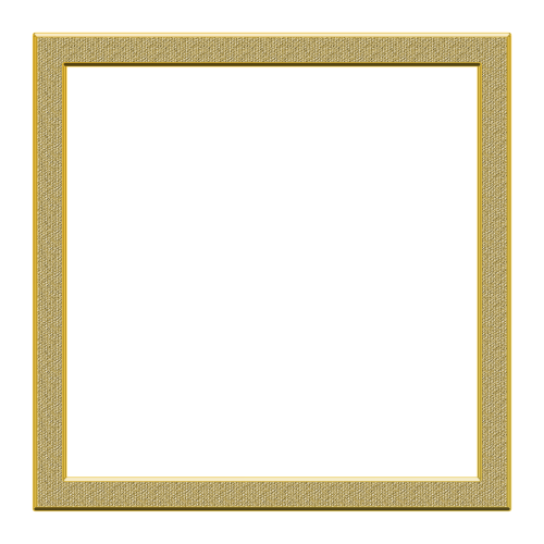frame golden transparent background