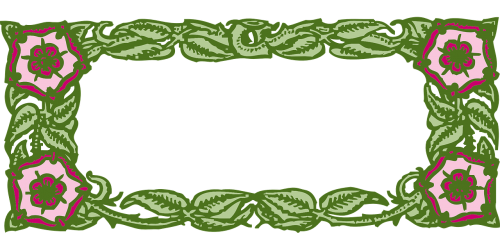 frame green border