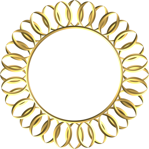 frame gold ornate