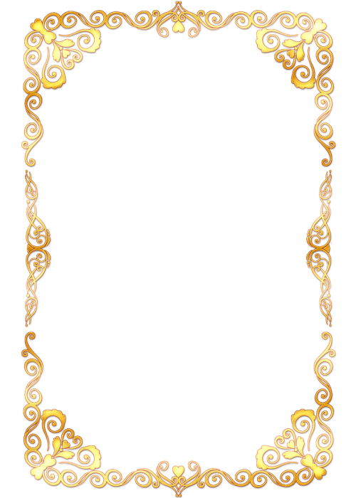 frame gold decor