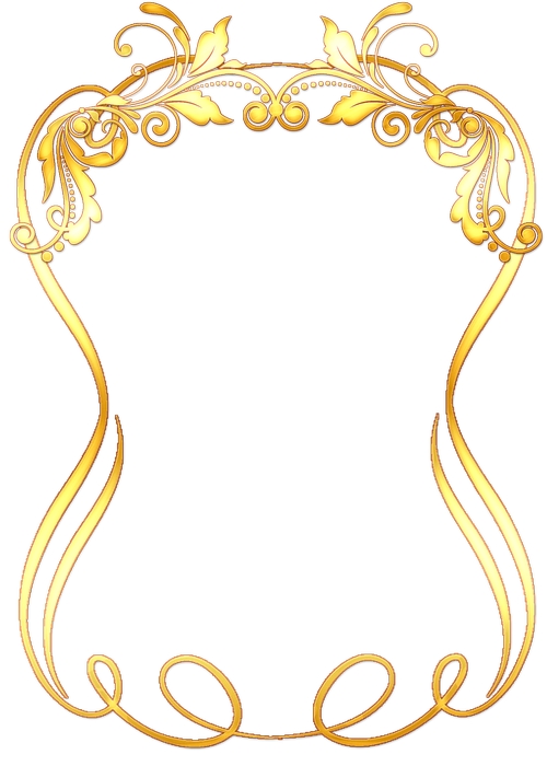frame  ornament  gold