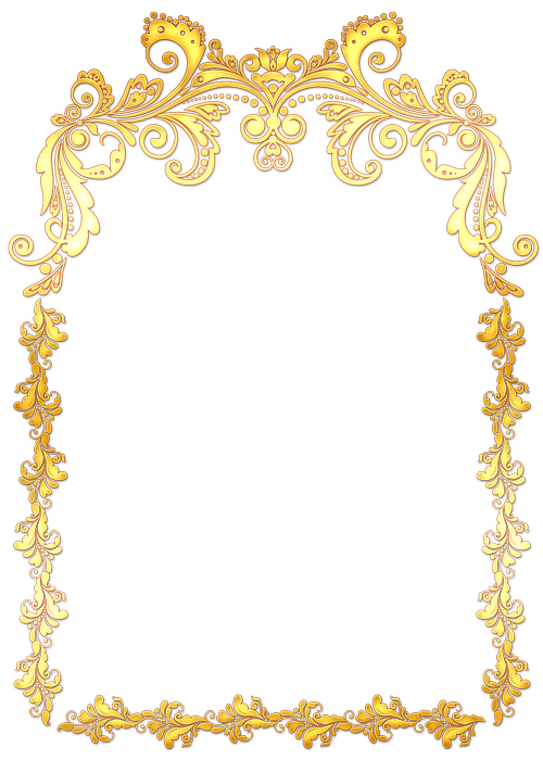 frame  decorative  gold