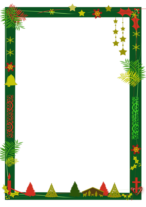 frame  christmas  green