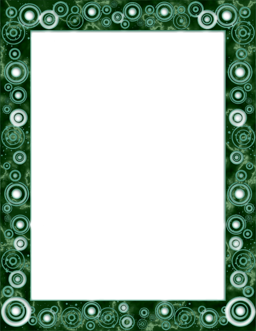 frame border green