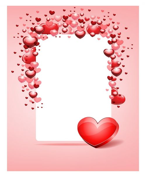 frame love valentine