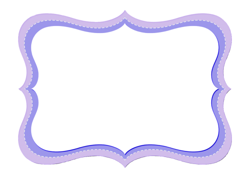 frame purple decor