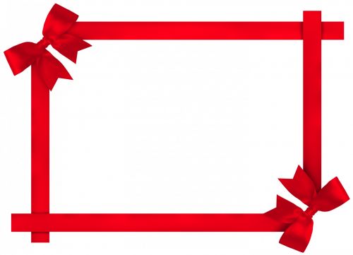 Frame Of Red Bows