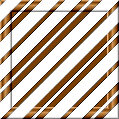 Frame With Chocolate Strips