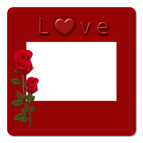 framework frame photo red