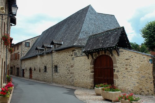 france  old house  village