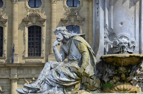 franconia fountain  würzburg  residence