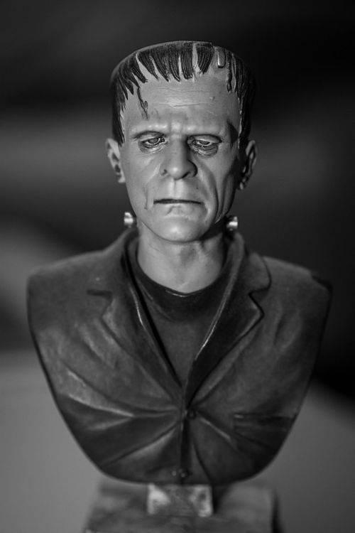 frankenstein monster statue