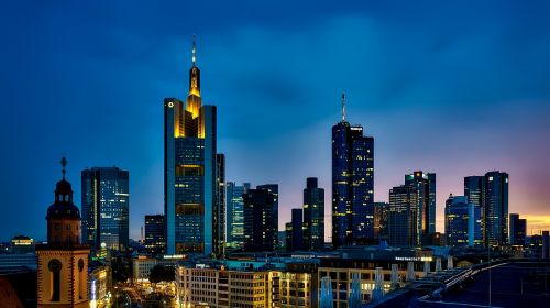 frankfurt germany panorama