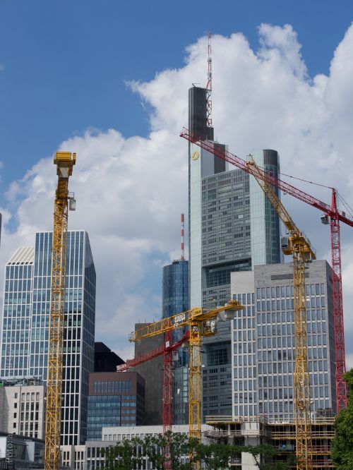 frankfurt skyscraper construction