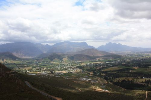 franshhoek landscape south africa