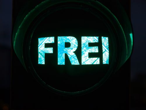 free freedom traffic lights
