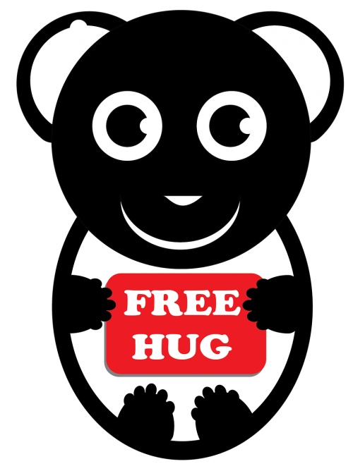 free hug panda baby panda