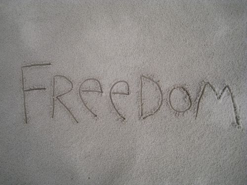 freedom sand summer