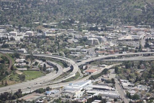 freeway overpass suburbia