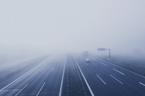 freeway fog vehicle