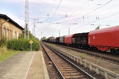 freight train gleise train