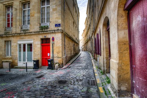 french  street  hdr