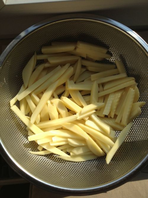 french fries p homemade
