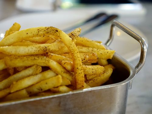 french fries fried potato snack